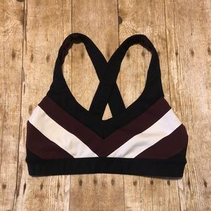 Crunch Colorblock Bra in SuperSonic size XS